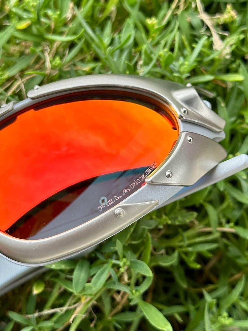 ヴィンテージ オークリー プレート偏光サングラス Y2K ゴープコア