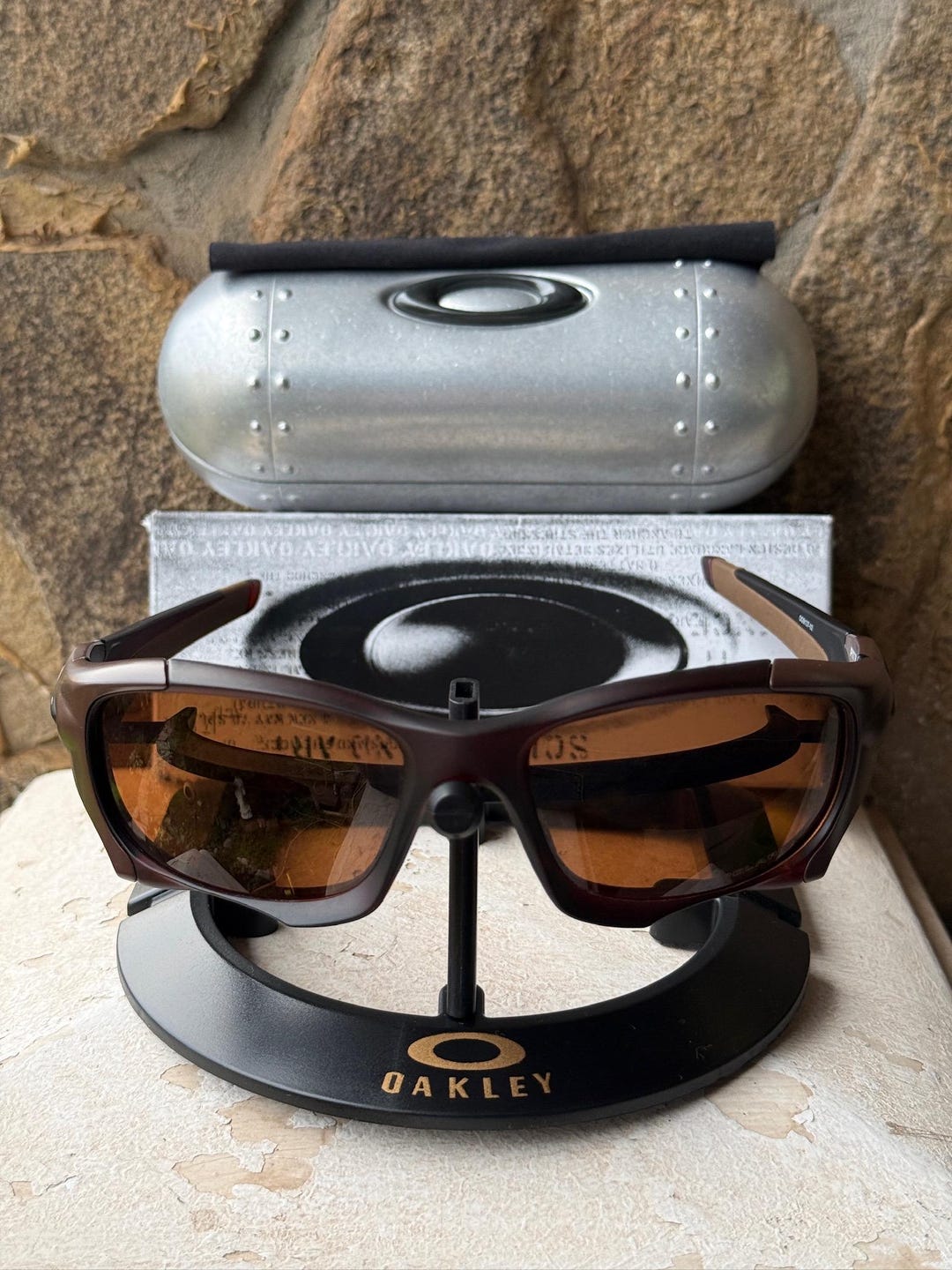 小物 oakley PIT BULL sunglasses archive y2k Oakley Pit Boss II Sunglasses: Vintage Y2K Gorpcore, Made in USA