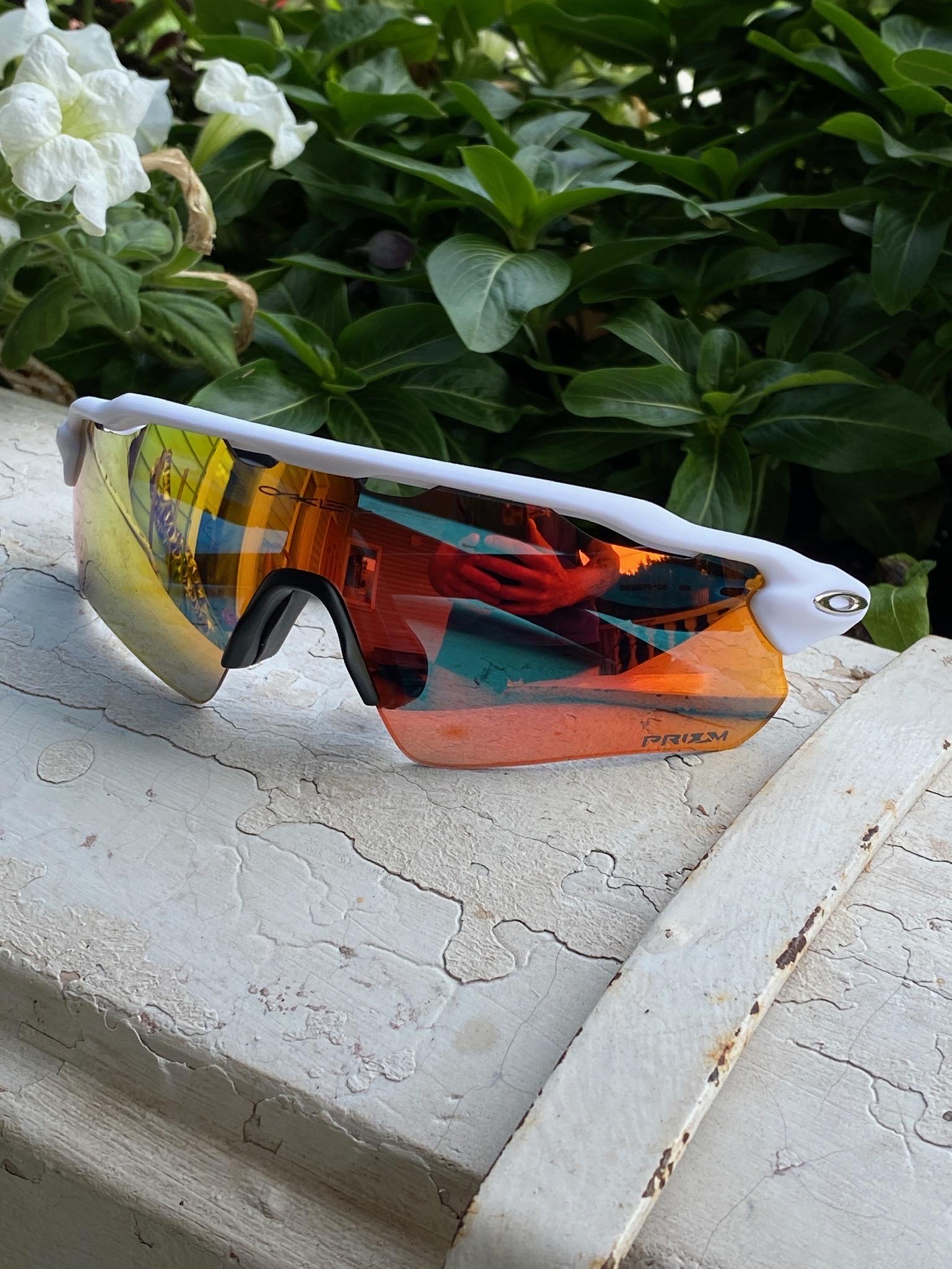 値下げ！【新品】OAKLEY RADAR EVPATH FIRE IRIDIUM Oakley Radar EV Path. Fire Iridium Lens, White Sport Frame - Etsy