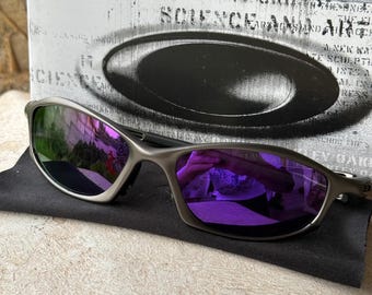 Oakley Hatchet Purple/grey Sunglasses Made in USA Vintage 90's O