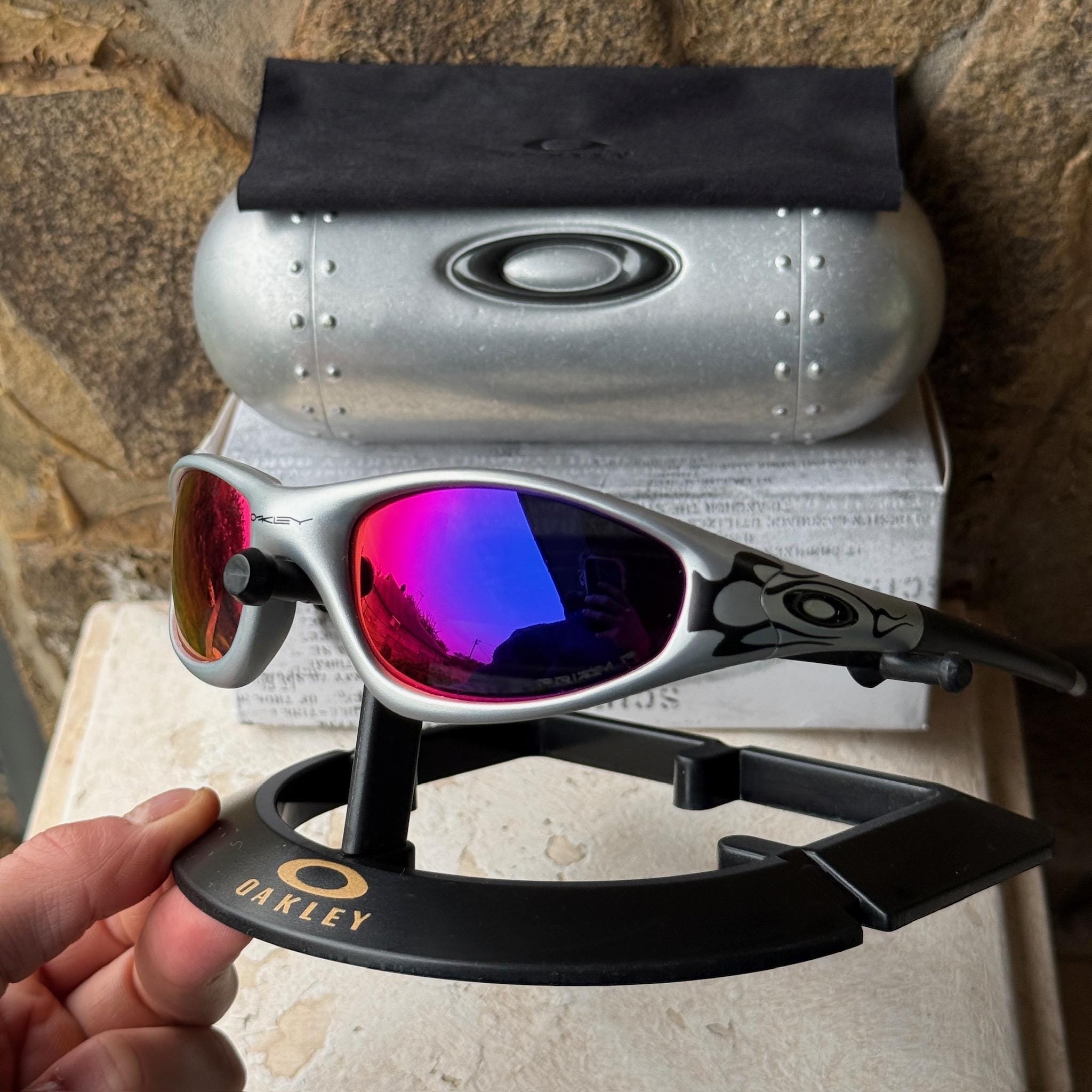 Oakley MUZM Straight Jacket 99 Flames Sunglasses – Prizm Ruby