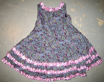 Pretty in Purple Ruffles Dress