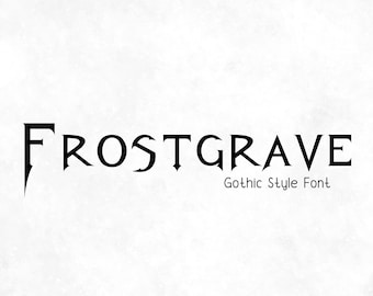 Lancelot Gothicフォント - 文字と数字、Cricutフォント、Procreate