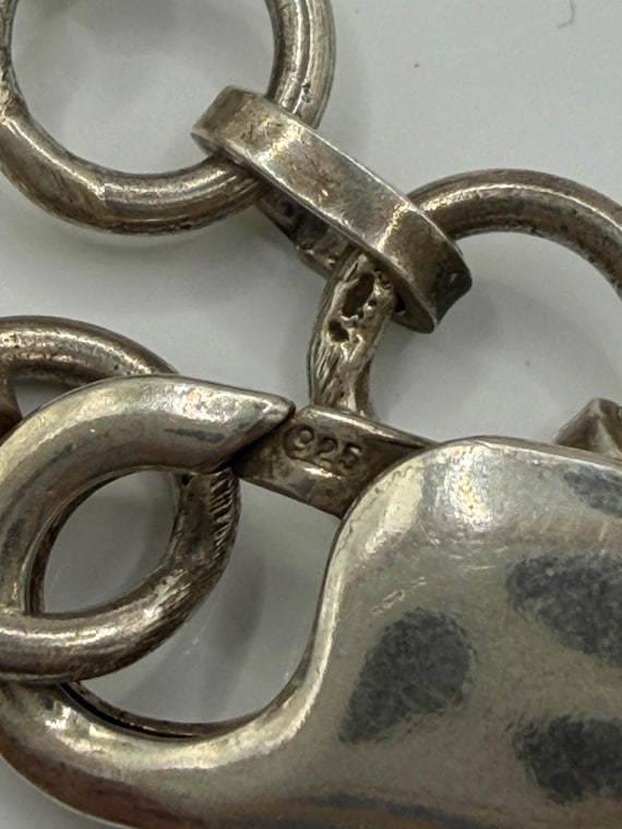 Sterling Silver Multi-Gemstone Statement Necklace - image 4