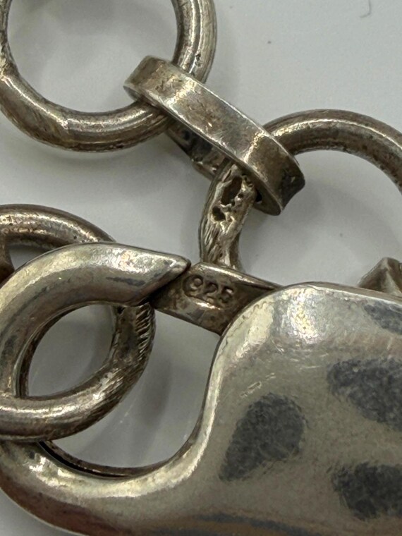 Sterling Silver Multi-Gemstone Statement Necklace - image 4