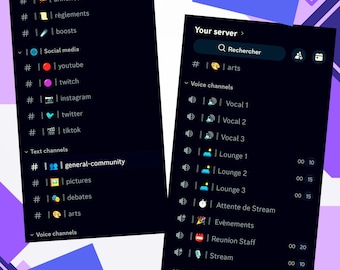 Professional Discord Server – Ready-to-Use Template for YouTubers & Streamers