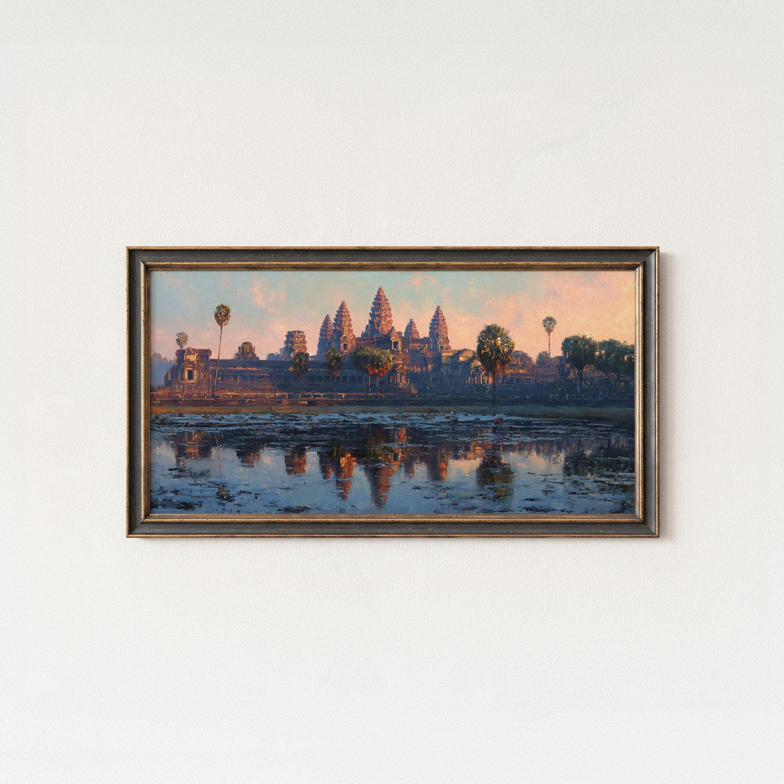 Cambodian oil painting - Etsy 日本