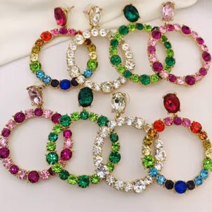 Oscar de la Renta earrings - circle