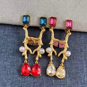 Oscar de la Renta earrings - minimalistic design