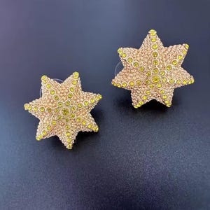 Oscar de la Renta earrings - diamond