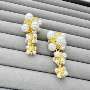 Oscar de la renta - pearl earring