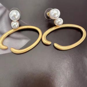 Oscar de la renta - pearl earring