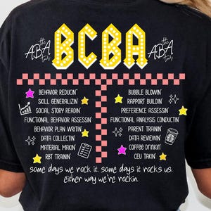 Board Certified Behavior Analyst shirt, Behavior Analyst Gift, BCBA T-shirt, BCBA Gift, Behavior Analysis, Behavior Therapist