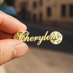 Custom name brooch, Enamel pins, initial lapel pins, Monogram Dress Brooch, Name Lapel Pin, Bridesmaid Gift, Gift For Him, Gift For Her, Pin