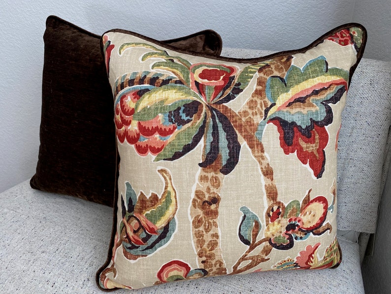 Pair 22 Euro Pillow Shams Schumacher Kelmscott Manor Etsy