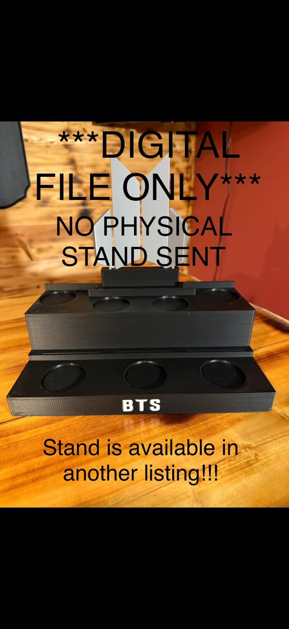 BTS Tinytan Mcdonalds Display Stand 3D Print File STL + 3MF - Etsy