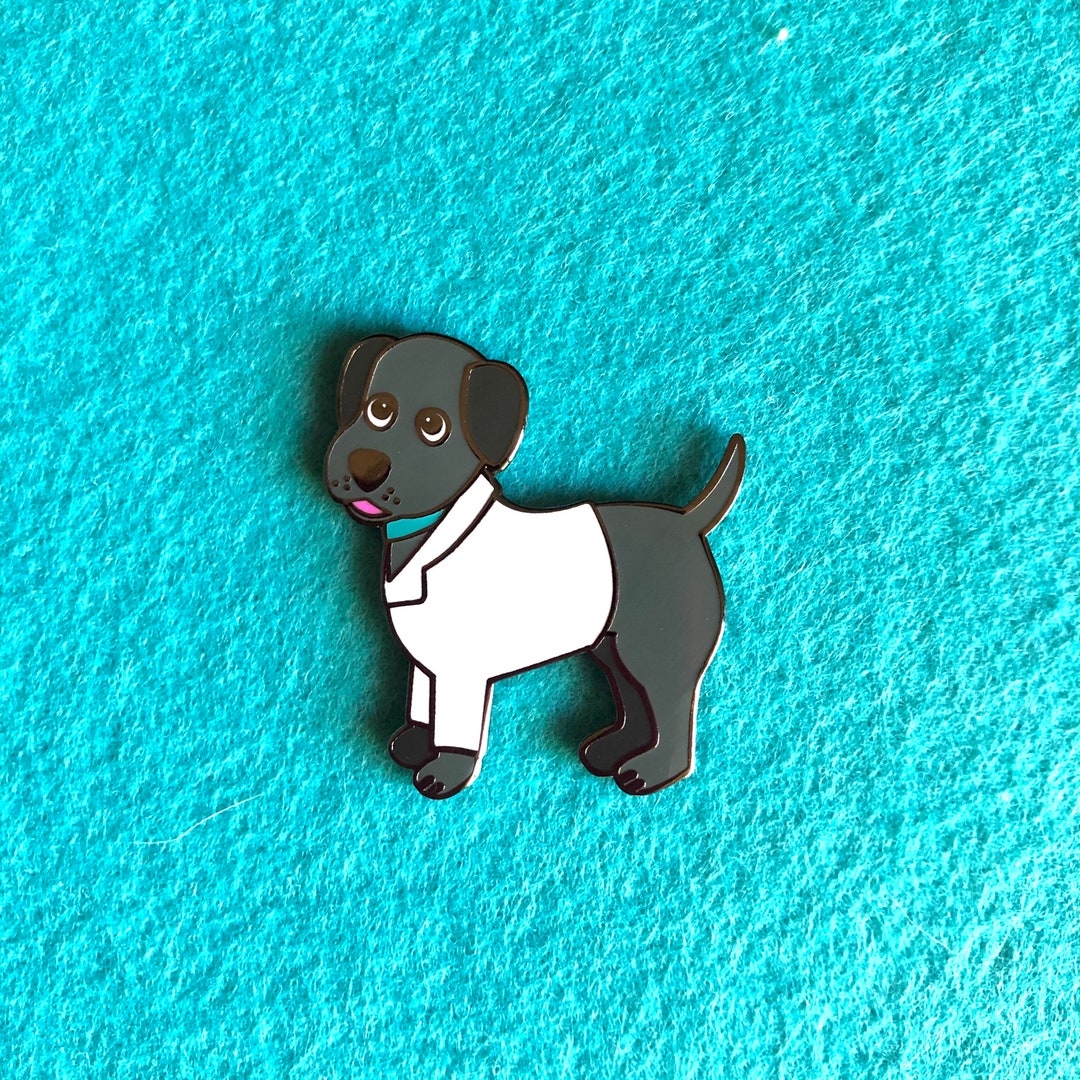 Lab Assistant Labrador Enamel Pin: Science Dog Lover Gift - Etsy