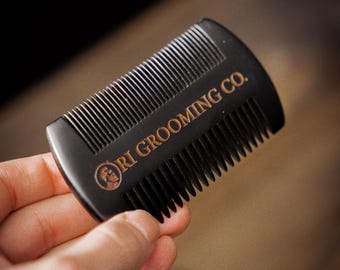 Dual-Sided Beard Comb | Anti-Static, Pocket Grooming