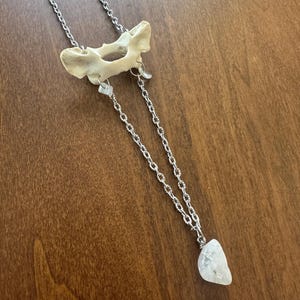 Handmade Fox Bone Vertebrae Necklace