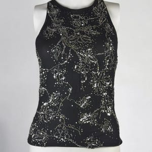 Alexander McQueen Silk Mesh Sequin Vest, 2004