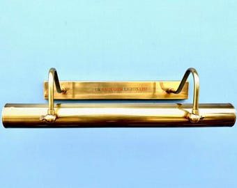 Brass Picture Light | Picture Wall Light Solid Brass wall light fixture wall sconce | Vintage Solid Brass Wall Sconce | Christmas Gift Idea