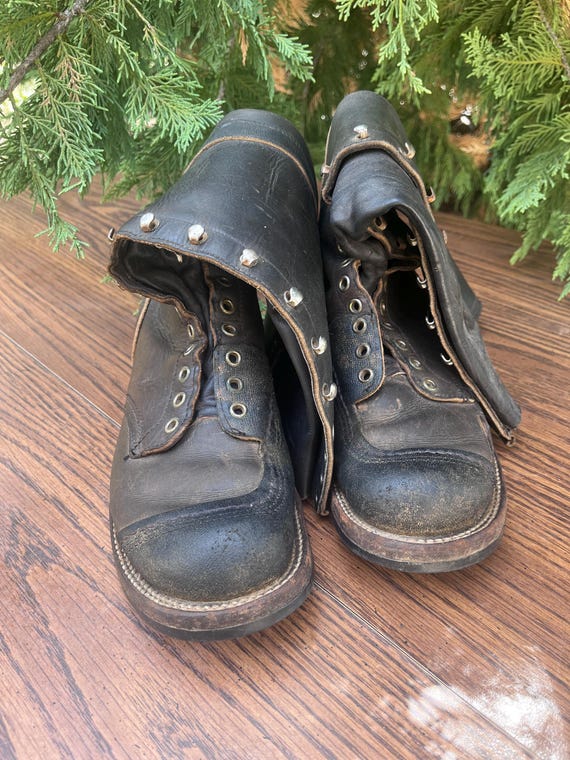 Chippewa, Vintage Chippewa Lineman/Logger Boots