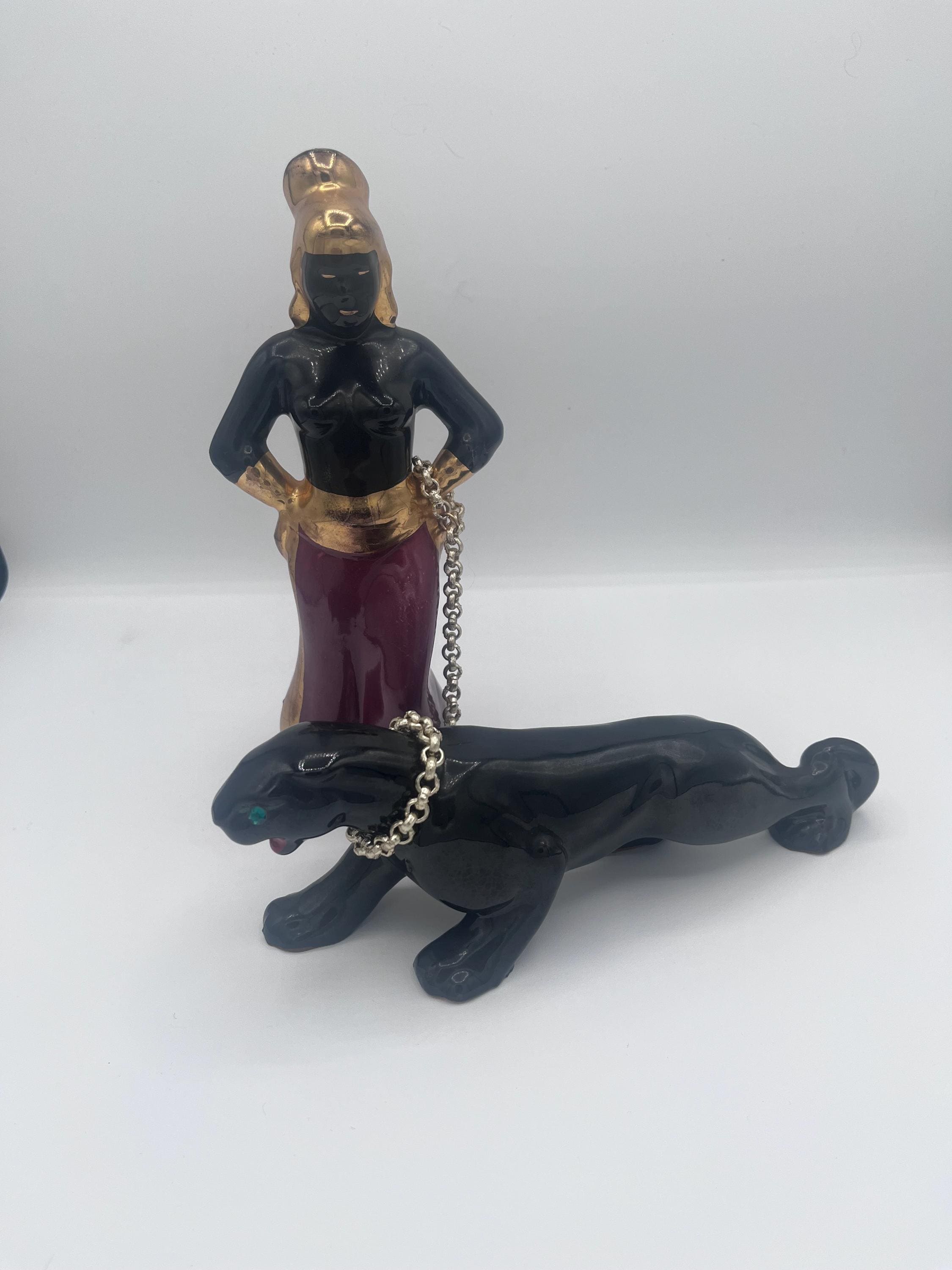 1950s Black Panther Figurine - Etsy