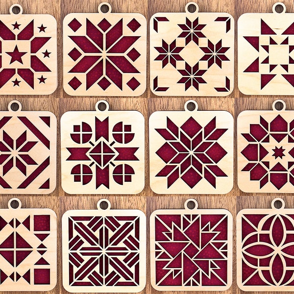 2023 Quilt Block Ornaments