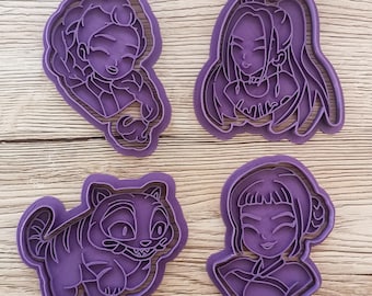 Anime Figuren Ausstecher Set | Keks Ausstecher Kinder | Fondant Cutter | 3D Gedruckte Keksausstecher | Kinder Keksausstecher Set