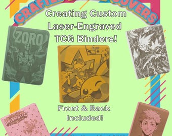 Custom Laser Engraved Trading Card Binders