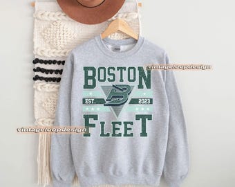Sudadera Boston Fleet, camiseta vintage Fleet, suéter Boston Hockey para mujer, sudadera Hockey para mujer, sudadera Fleet