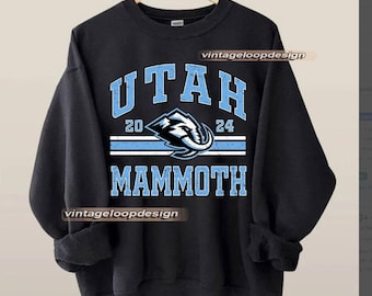 Vintage Utah Mammoth Hockey Sweatshirt, Fan Gift