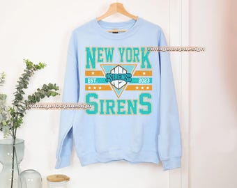 New York Sirens Sweatshirt, Vintage Sirens shirt, New York Hockey Women Sweater, Hockey Women Sweatshirt, Sirens Sweatshirt