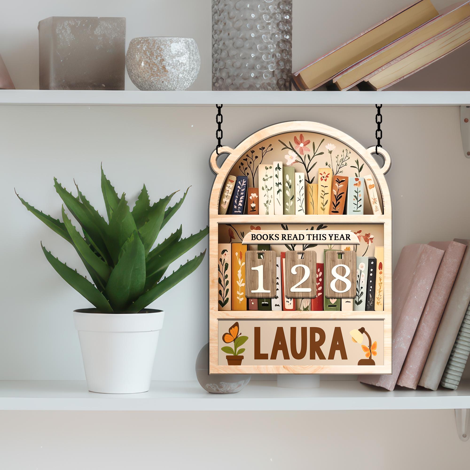 Personalized Books Read Tracker, Books Read This Year Counter ...
