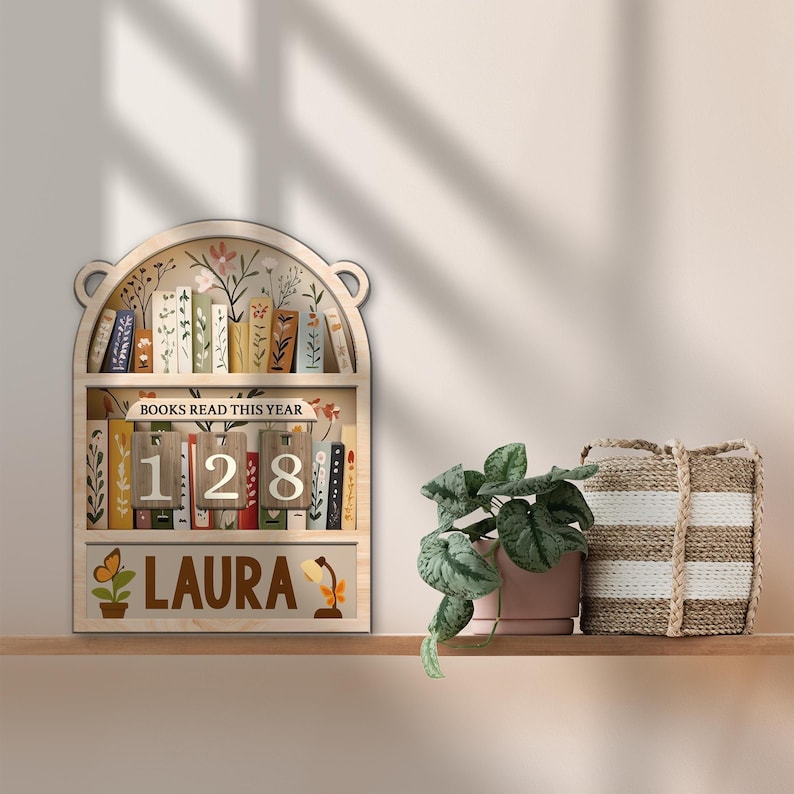 Personalized Books Read Tracker, Books Read This Year Counter ...