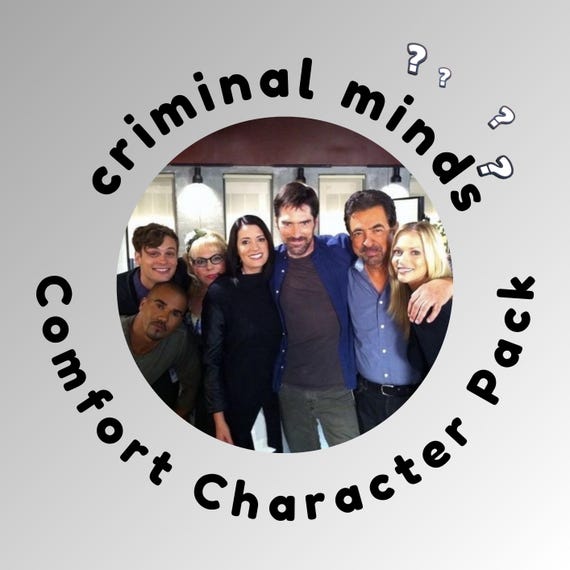 Criminal Minds Mystery Pack / Criminal Minds Comfort Character Set / Spencer Reid