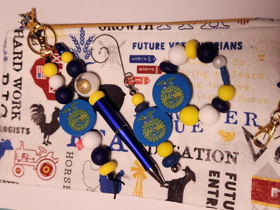 FFA Gift Bundle: Zip Pouch, Pen, Keychain, Cup Charm, Christmas ...