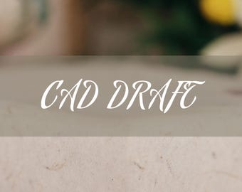 CAD Draft Service for Custom Order and Stacking Band