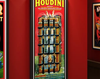 Houdini Magic Poster FRAME NOT INCLUDED
