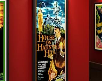 House on Haunted Hill Monster Poster FRAME NOT INCLUDED