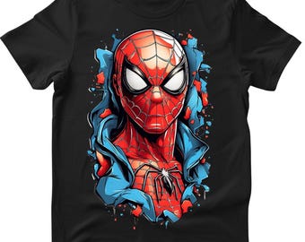 Archivo PNG de camiseta de superhéroe: alta resolución (descarga digital) / Diseño de camisetas gráficas