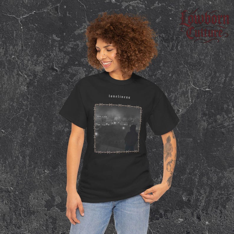Urban Melancholy T-Shirt: Sad Boy Streetwear with Vintage Gaming Vibes image 6
