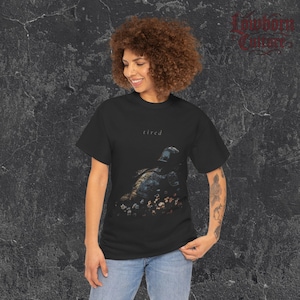Gothic Tired Knight T-Shirt: Medieval Fantasy Tee image 5