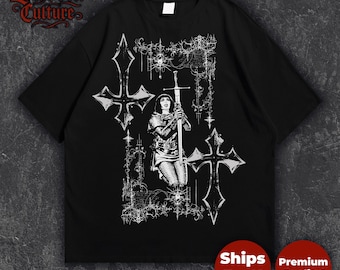 Templar Knight T-Shirt: Medieval Crusader Cross Gothic Tee