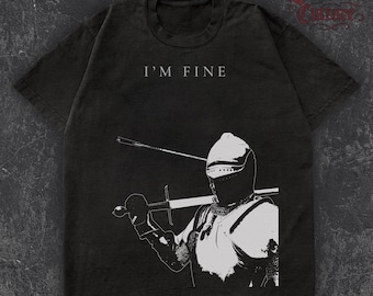 Funny Medieval Knight Meme T-Shirt: Dark Humor Warrior Tee