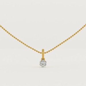 The Whirl Diamond Pendant for women, Lab grown Diamond Pendant for her, daily wear pendant for her