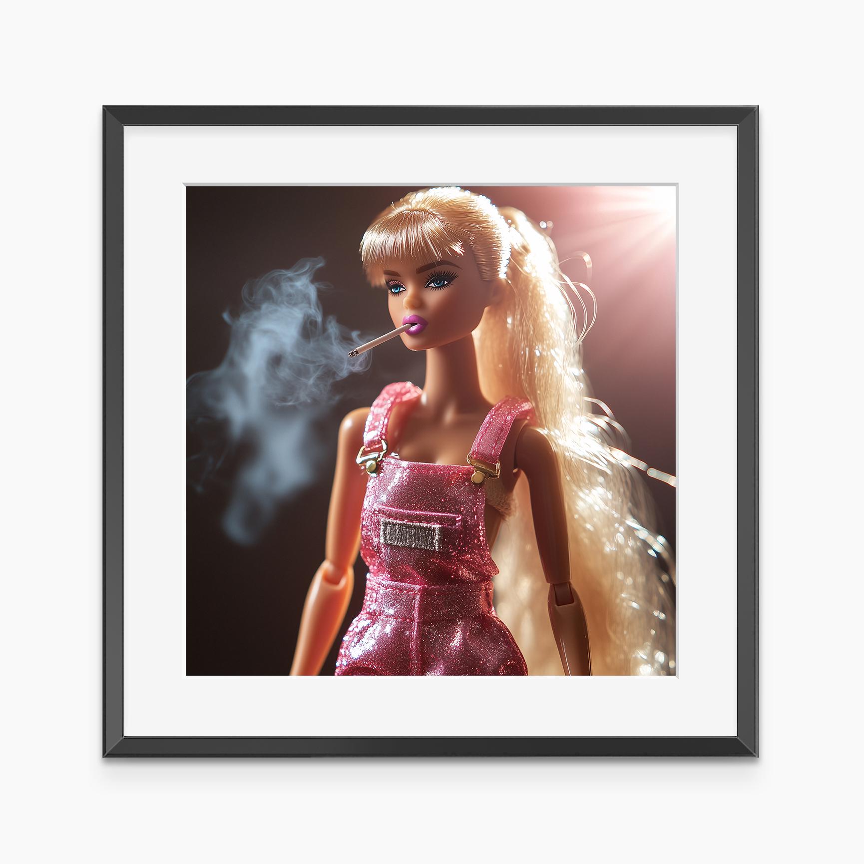 Barbie Smoking Print