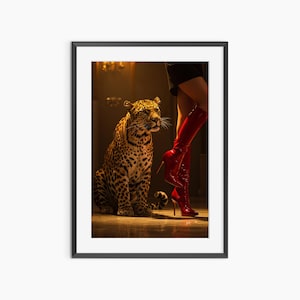 Leopard Poster, Photography Print, Leopard Print, Cheetah Print, Fashion Poster, Fine Art Print, Fashion Wall Art, Museum Quality Wall Art