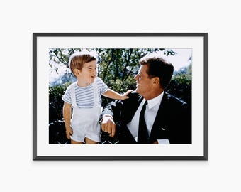 John F. Kennedy, impresiones fotográficas, póster de JFK, arte mural vintage, impresión de JFK, póster retro, arte mural con calidad de museo