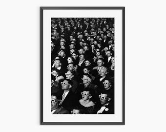 Cinema Poster, Photography Prints, Vintage Poster, Vintage Prints, Retro Poster, Black and White Wall Art, Museum Quality Photography Poster